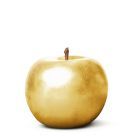 Medium Gold Ceramic Apple