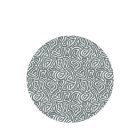 Coralia - Silver 250cm Circular Rug