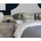 Alora Linen Super King Duvet Cover - Dove/Chalk