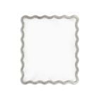 Keste Rectangular Mirror in Antique Silver