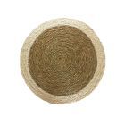 Woven Round Placemat - White