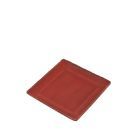 Red Square Leather Desk Tray 