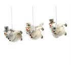 Flying Snowman Ornament