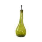 Olive Oil Bottle, Teardrop - Moss