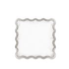 Keste Square Mirror Antique Silver