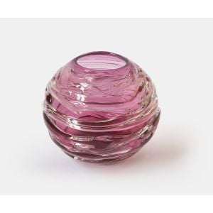 Strata Vase/Votive - Rose