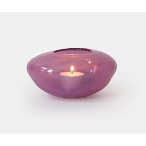 Pebble Votive - Damson Opaque