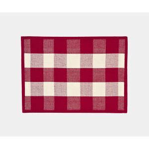 Sassadi Lined Placemat in Fuchsia