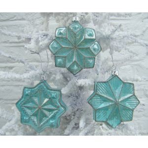 Glass Antique Snowflake
