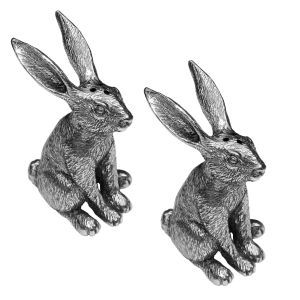 Hare Pewter Salt & Pepper