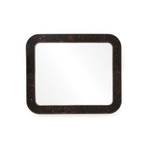 Arno Rectangular Mirror Tortoiseshell Finish