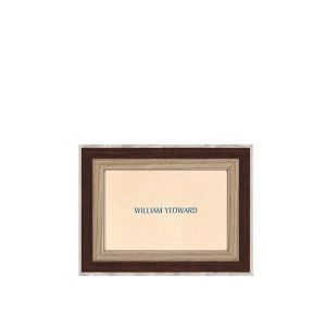 Chocolate Double Border Frame - 4'' x 6''