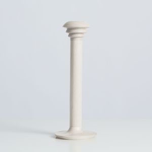 Ash Candlestick Tall - White