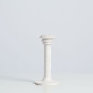 Ash Candlestick Medium - White