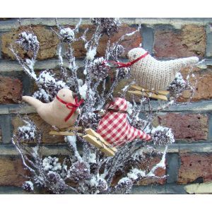 Festive Dove - Gingham