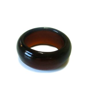 Glass Napkin Ring - Chocolate