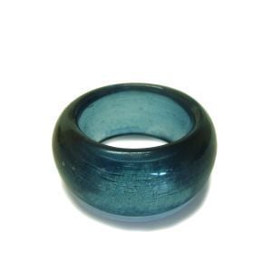 Glass Napkin Ring - Indigo