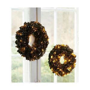 Amanda Wreath, 30cm, Green/Gold