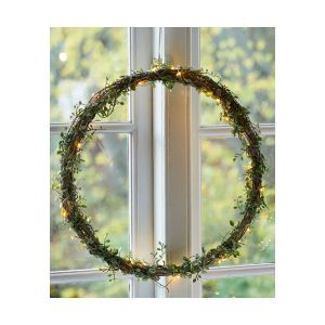 Tilda Wreath, 36cm, Green