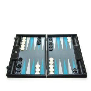 Large Backgammon - Turquoise Blue