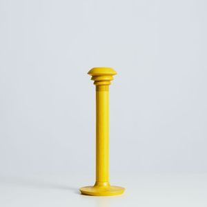 Ash Candlestick Tall - Yellow