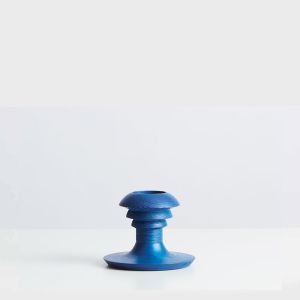 Ash Candlestick Small - Blue