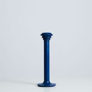 Ash Candlestick Tall - Blue