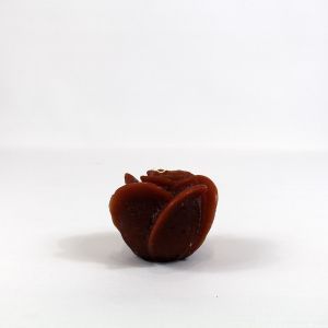 Rose Candle Caramel Medium