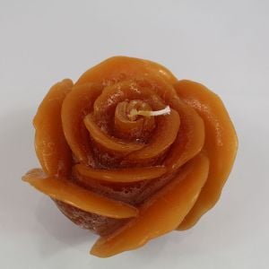 Rose Candle Orange Large