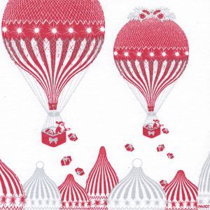 Rouge Balloons Napkins 40x40