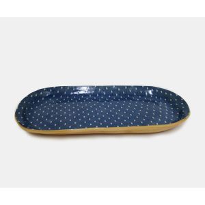 Large Fish Platter - Rain Cobalt