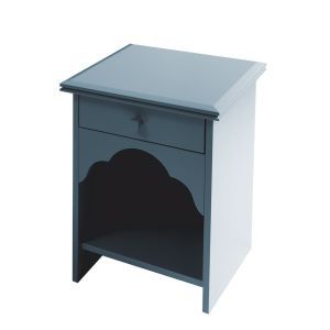 Tanjina Bedside Table Grey Blue