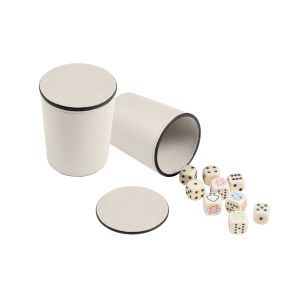 Dice Cup in Light Grey