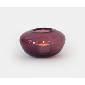 Pebble Votive - Burgundy