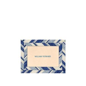 Woad & Cream Frame - 4" x 6"