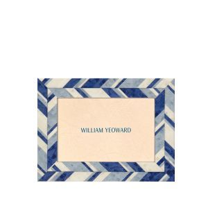 Woad & Cream Frame - 8" x 10"