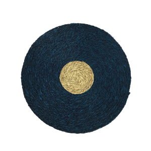 Woven Record Placemat- Blue