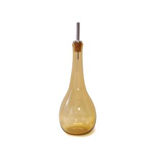 Olive Oil Bottle, Teardrop - Amber