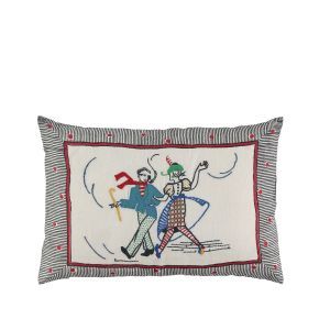 Lambeth Walk - Rouge Decorative Pillow