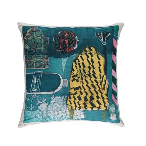 Laura's Chair - Decorative Pillow by Rose Electra Harris