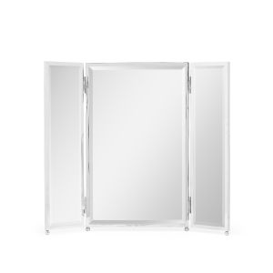 Sandrine Triple Dressing Mirror Nickel