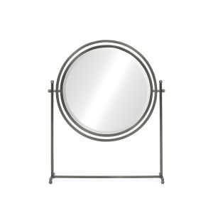 Sandrine Round Tilt Dressing Mirror Antique Bronze